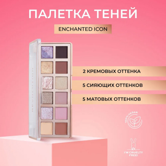 Палетка теней для век «Icon Palette», оттенок The Enchanted Icon