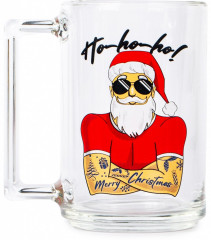 Кружка «Фитнес. Хипстер Дед Мороз» - Фото 1