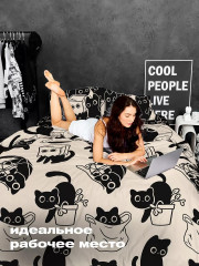 Комплект постельного белья «Catbox» - Фото 3