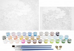 Картина по номерам «Город у моря» - Фото 7