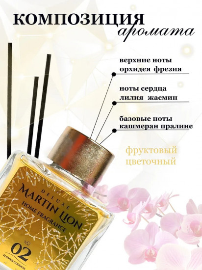 Диффузор ароматический «Gold 02 Flower Goddess»