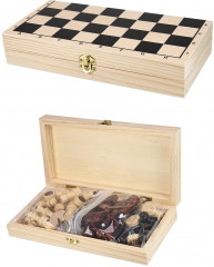 Набор игр настольных «Шахматы. Шашки» - Фото 1