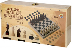 Набор игр настольных «Шахматы. Шашки» - Фото 6