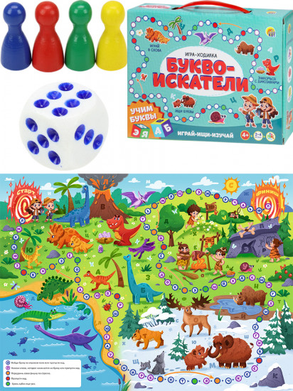 Игра настольная «Буквоискатели»