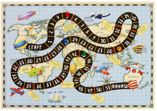 Игра-ходилка «Воздушное путешествие»