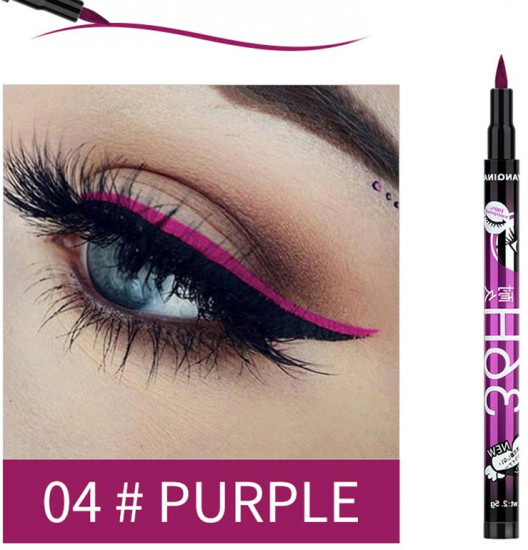 Водостойкая подводка-карандаш для глаз, оттенок 04 Purple