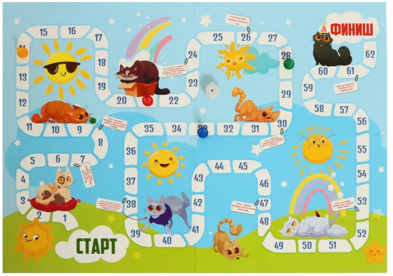 Игра-ходилка «Котейкины проказы»
