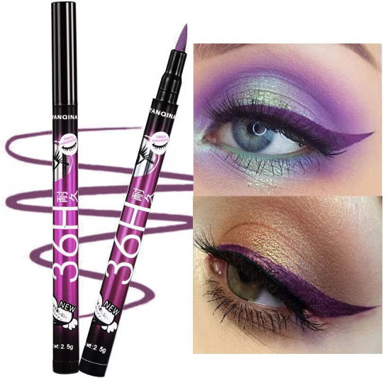 Водостойкая подводка-карандаш для глаз, оттенок 04 Purple