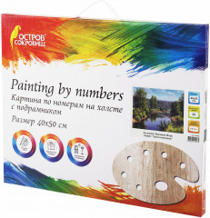 Картина по номерам «Проточная река» - Фото 6