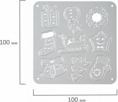 Ножи для вырубки и тиснения «Новый год» - Фото 3