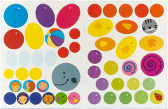 Геометрические наклейки. Круг - Фото 1