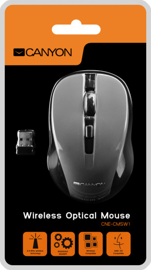 Мышь Canyon CNE-CMSW1G