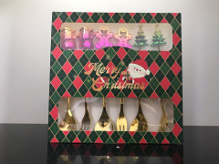 Набор десертных приборов новогодний - Фото 2