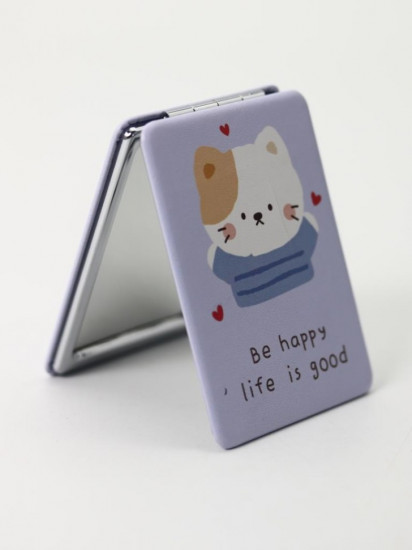 Зеркало компактное «Be happy life is good»