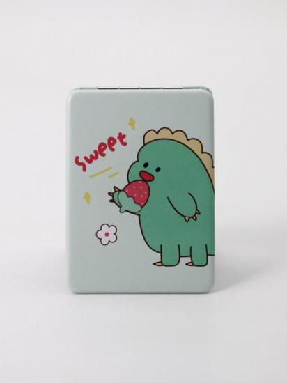 Зеркало компактное «Sweet dino strawberry square»