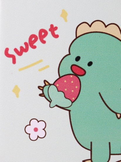 Зеркало компактное «Sweet dino strawberry square»