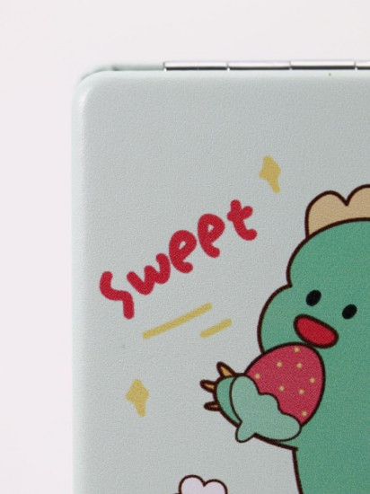 Зеркало компактное «Sweet dino strawberry square»
