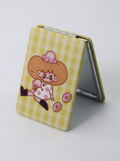 Зеркало компактное «Girl donuts»
