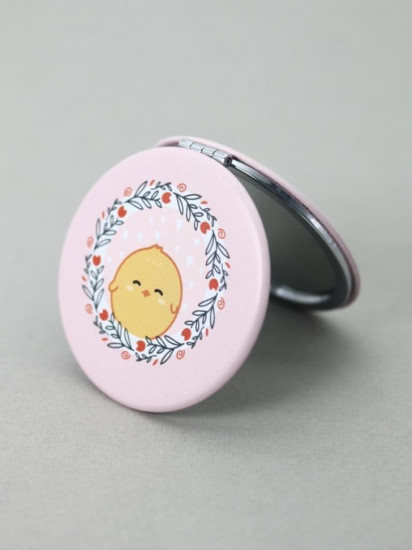 Зеркало компактное «Little chick flowers»