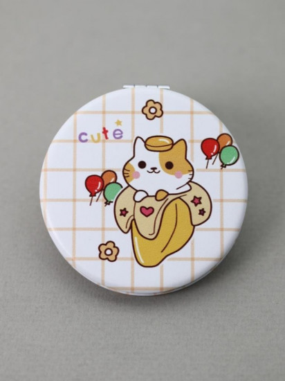 Зеркало компактное «Banana cat»
