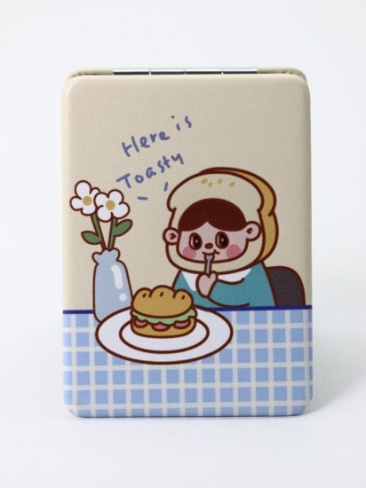 Зеркало компактное «Here is toasty»