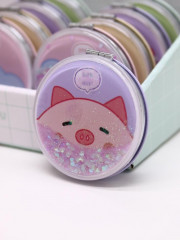 Зеркало компактное шейкер раскладное «Face Pig» - Фото 1