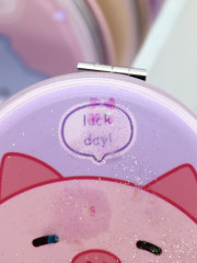 Зеркало компактное шейкер раскладное «Face Pig» - Фото 2