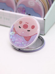 Зеркало компактное шейкер раскладное «Face Pig» - Фото 4