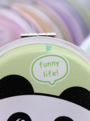 Зеркало компактное шейкер раскладное «Face Panda» - Фото 1