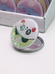 Зеркало компактное шейкер раскладное «Face Panda» - Фото 4