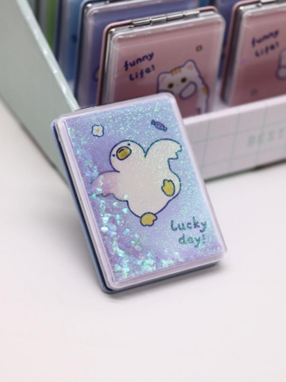 Зеркало компактное шейкер раскладное «Lucky day Duck»