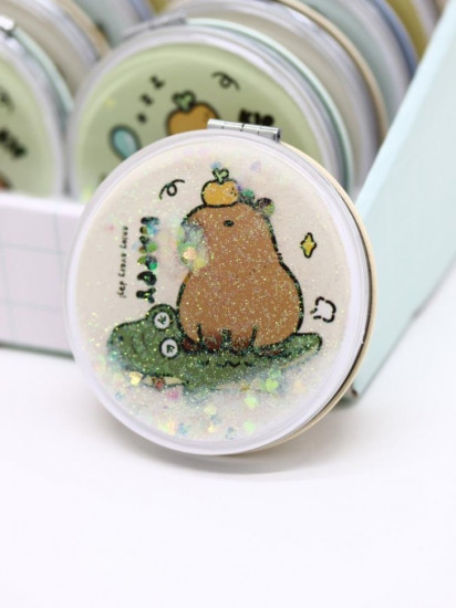 Зеркало компактное шейкер раскладное «Capybara»