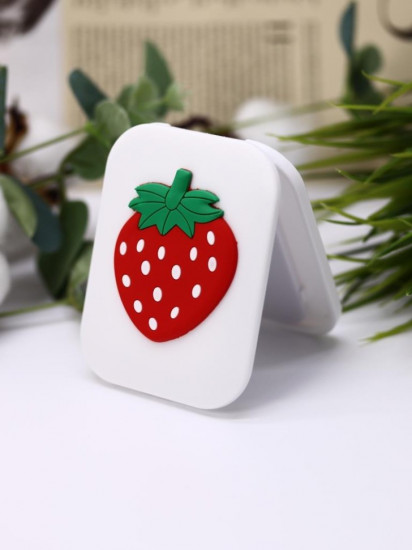 Зеркало компактное с расческой «Summer strawberry»