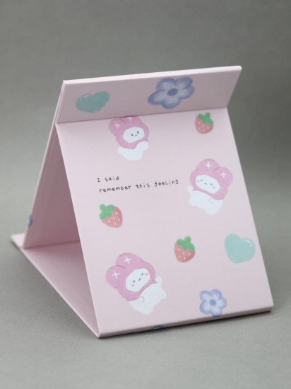 Зеркало настольное «Flower bunny hat»
