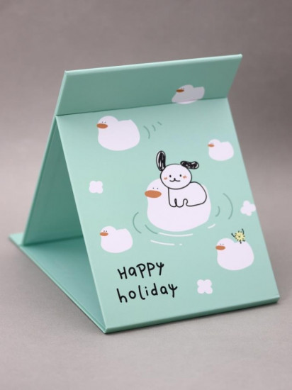 Зеркало настольное «Happy holiday»