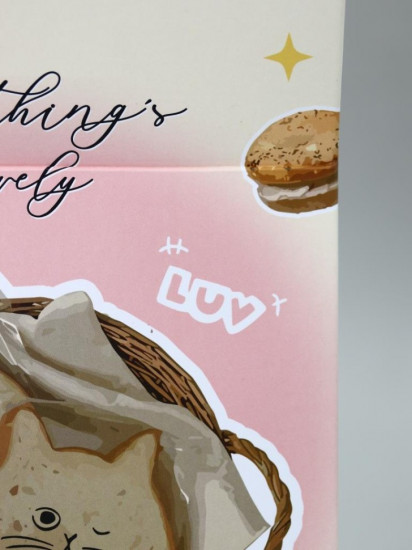 Зеркало настольное «Cat bread»