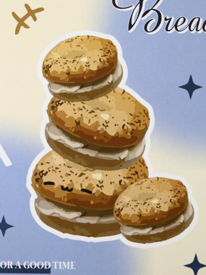 Зеркало настольное «Cookies bread»