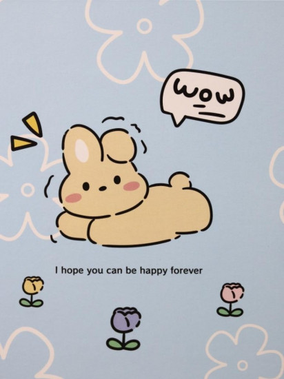 Зеркало настольное «Bunny flower wow»