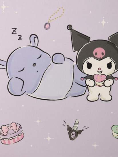Зеркало настольное «Anime girl sleep»
