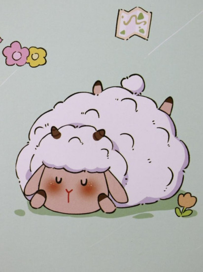 Зеркало настольное «Sheep life»
