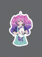 Брелок «I'm unique unicorn girl» - Фото 6