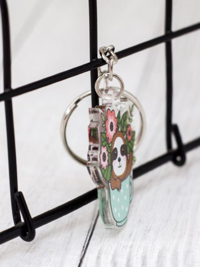 Брелок «Sloth in flowers»