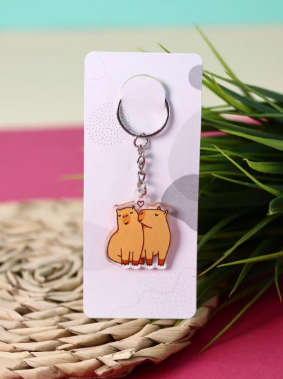 Брелок «Capybara love»