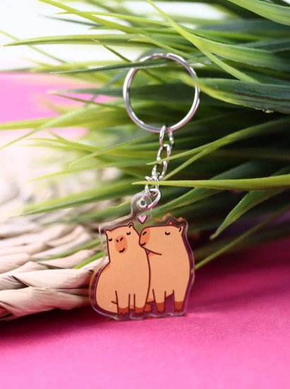 Брелок «Capybara love»