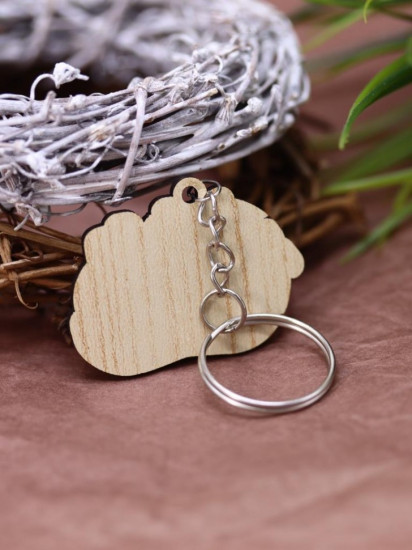 Брелок ECO из дерева «SOVA dreaming»