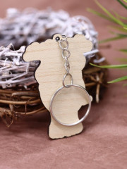 Брелок ECO из дерева «Самая милая булочка» - Фото 1
