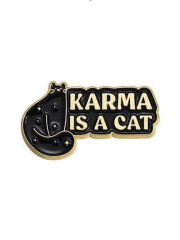 Значок «Karma is a cat» - Фото 6