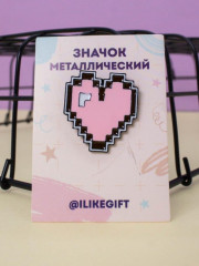 Значок «Pink Heart» - Фото 3