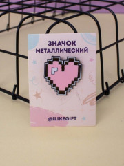 Значок «Pink Heart» - Фото 4
