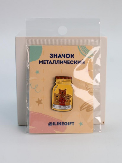 Значок «Puppies anti depressants»